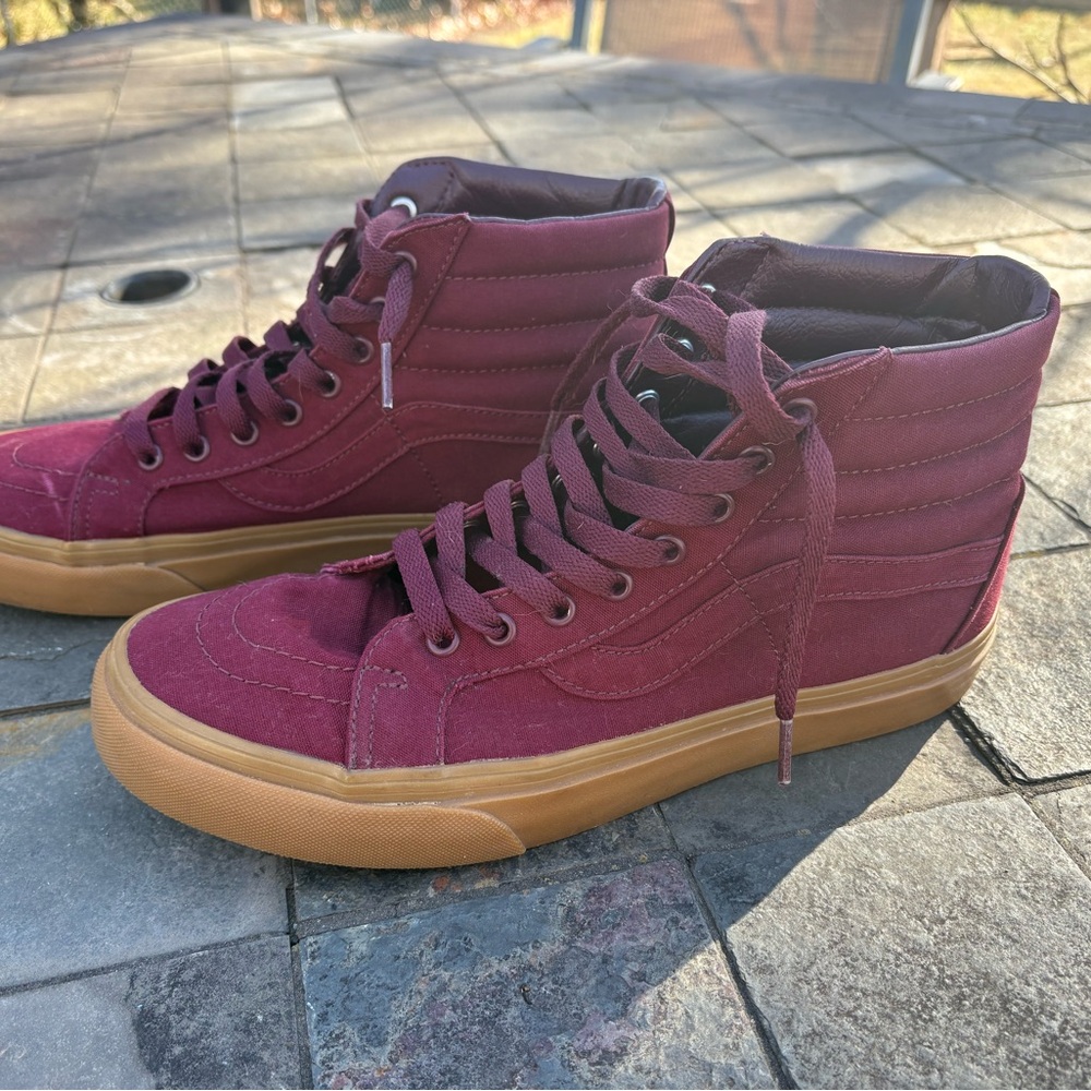 Vans SK8 Hi Mens Sneakers Monotone sz 9.5